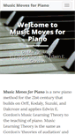 Mobile Screenshot of musicmovesforpiano.com
